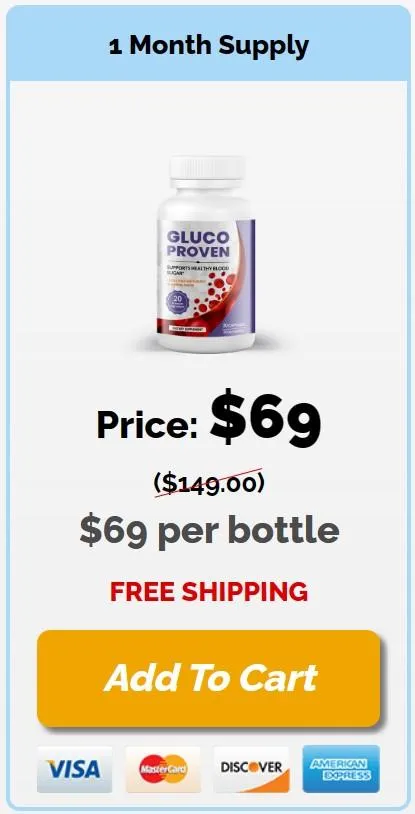 Gluco Proven - 1 Bottle Pack